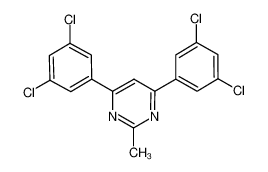 4,6-bis(3,5-dichlorophenyl)-2-methylpyrimidine